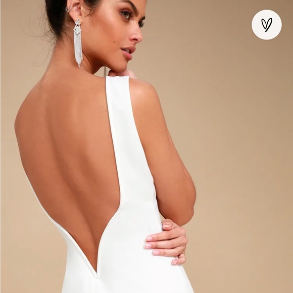 Lulus Dresses & Skirts - Lulus White Backless Midi Dress